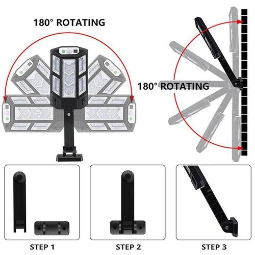 Solar Remote Control Outdoor Wall Light
