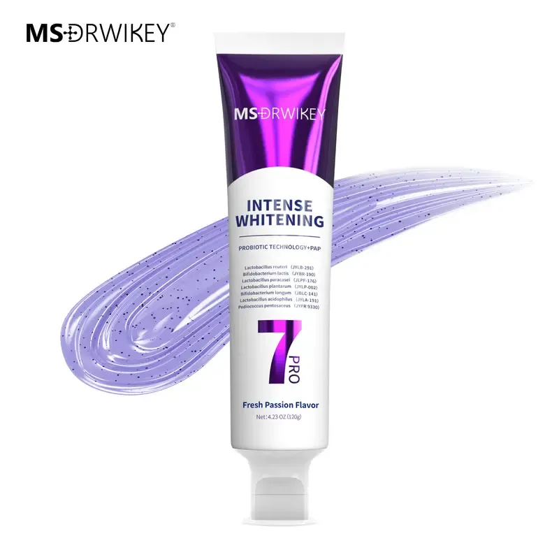 MSDRWIKEYAll-New 7-Pro Intensive Repair Toothpaste | Upgraded Purple Formula, Infused with 7 Probiotics  Deeply Repairs Enamel, Long-Lasting Freshness