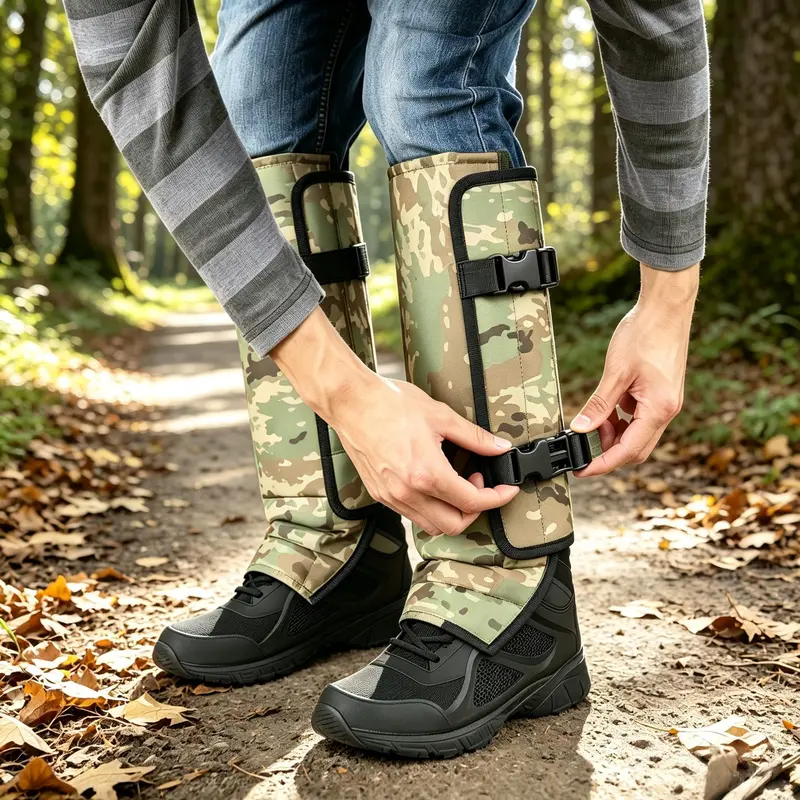 Unisex Adjustable Outdoor Snake-Resistant Leg Gaiters