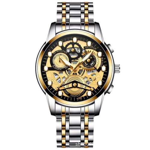 Gold Hollow Quartz Watch