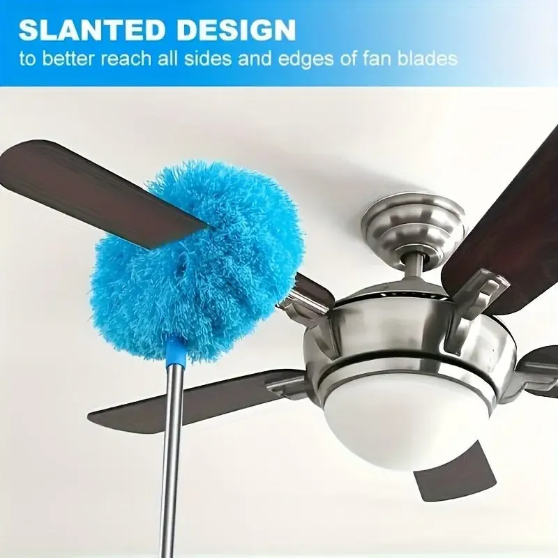 Retractable Microfiber Ceiling Fan Duster - Long Handle