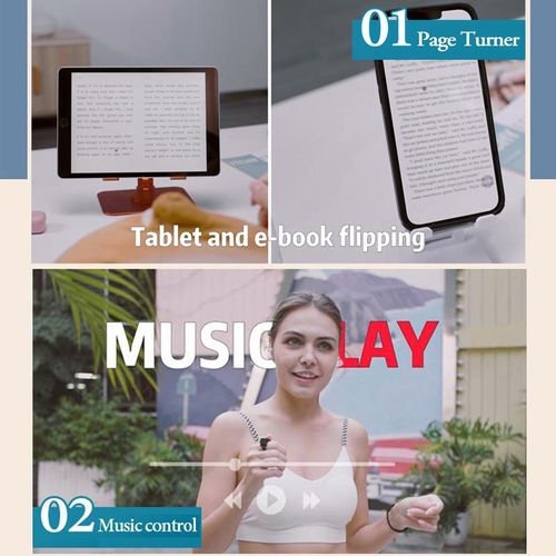 Scrolling remote control ring scroller page turner