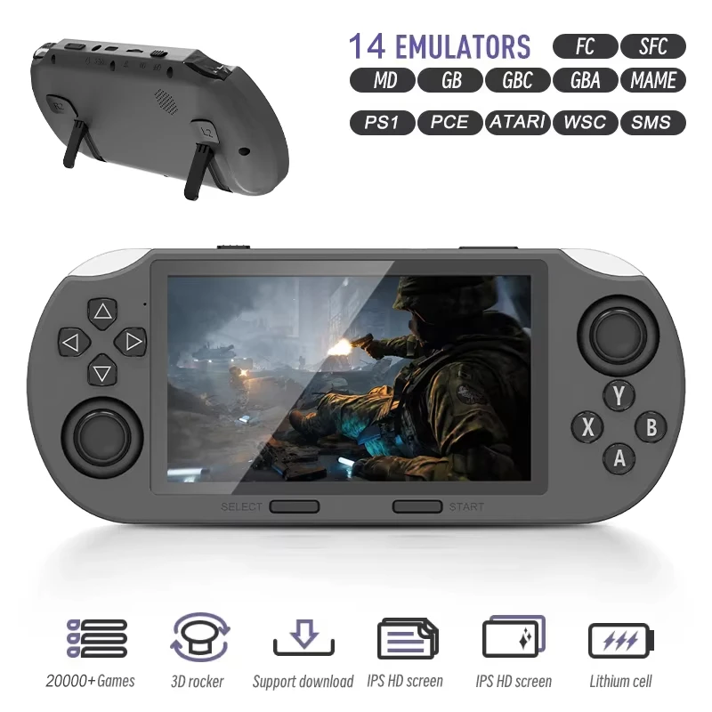 SF3000 handheld game console HD horizontal screen 4.5 inch built-in game