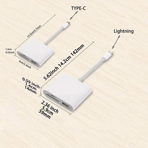 SD Card Reader OTG Adapter for iPhone