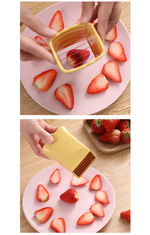 Stainless steel fruit slicer