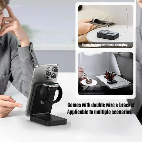 50 New foldable wireless charging power bank with large capacity
