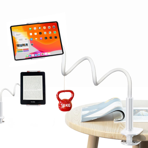 Mobile phone and tablet stand for bed