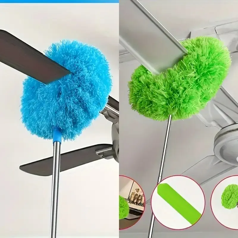Retractable Microfiber Ceiling Fan Duster - Long Handle