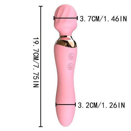 Dual-head 12-segment frequency-modulated vibration (vibration head with heating function) 360-degree rotation