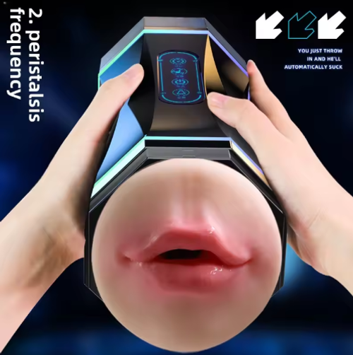 Electric cup, dual-head vibration with sound