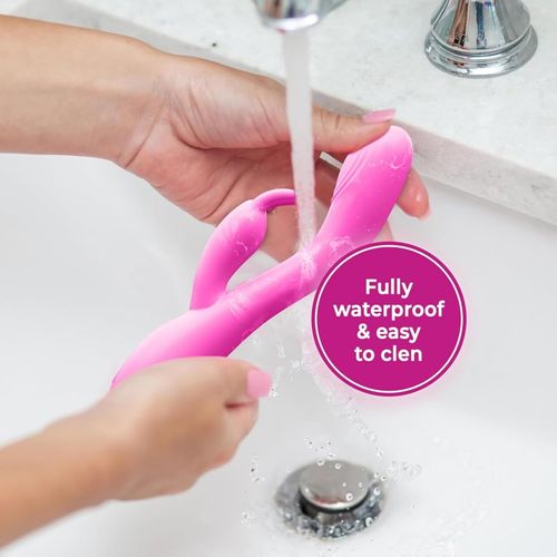 Made of ABS silicone with electroplating, featuring 12-segment frequency vibration, a heated headband, USB charging, quiet operation, waterproof design, and a compact, exquisite size.