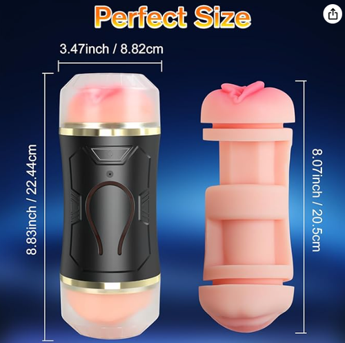 Men's Dual-Use Masturbator