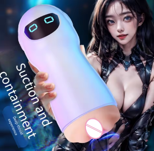 Men's masturbation cup, manual suction training cup, men's manual pump massager