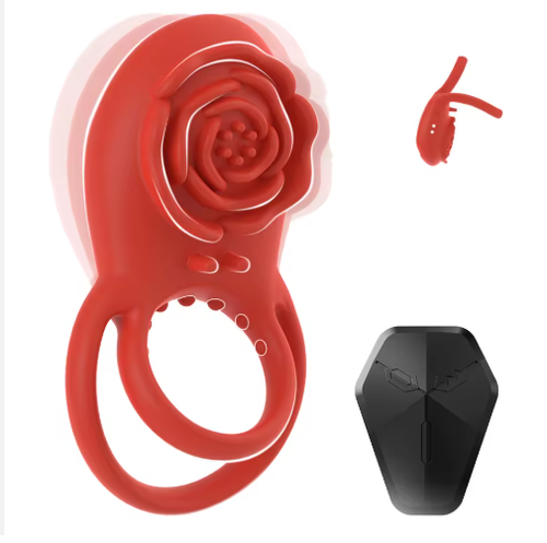 Enovart 10 Mode USB Rechargeable Silicone Kegel Movement Ring Pelvic Massager Wireless Remote Control, Suitable for Men's Prostate Health