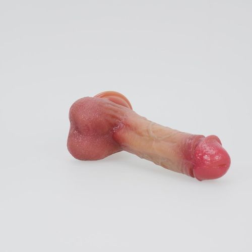 Amausen 8 Realistic Beginner Dildo with Double  Density Silicone, 3XLR Connector Sex Machine Attachment Adult Sex Toy for Women and Men