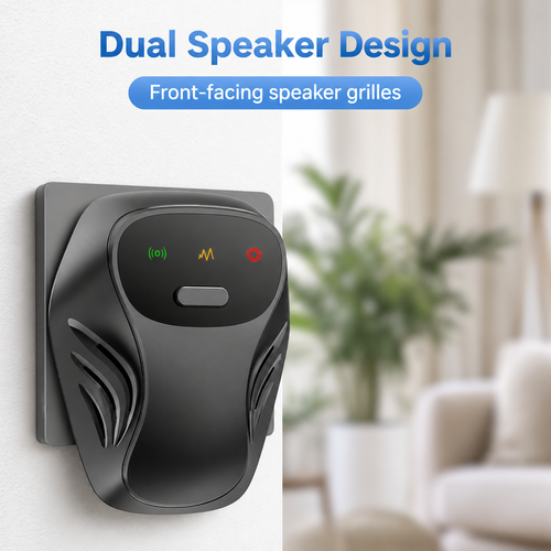 Ultrasonic Pest Repeller - Black