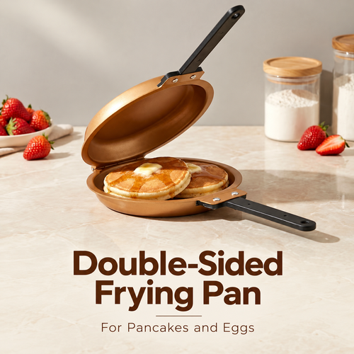 Gold Double-Sided Frying Pan - 19 cm