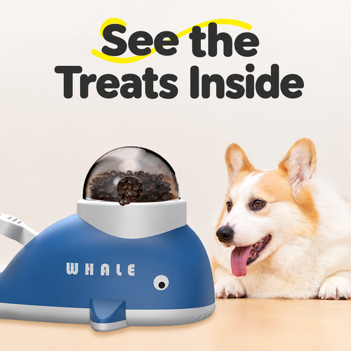 Pet Treat Toy - Blue Whale or Yellow Duck