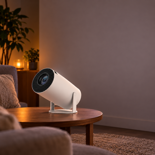 Mini Wi-Fi Projector with Tilt Stand - EU Plug