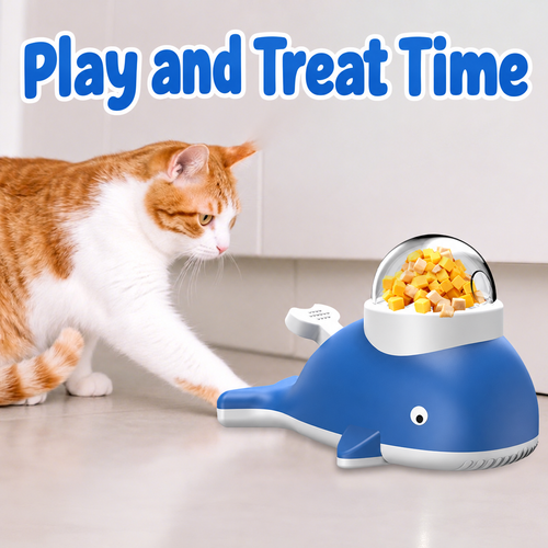 Pet Treat Toy - Blue Whale or Yellow Duck