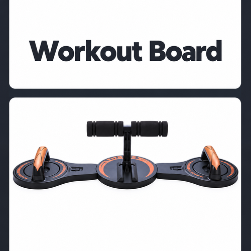 Adjustable Exercise Board with Resistance Cords