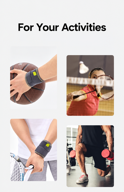 Adjustable Wrist Support Wrap - Single Piece