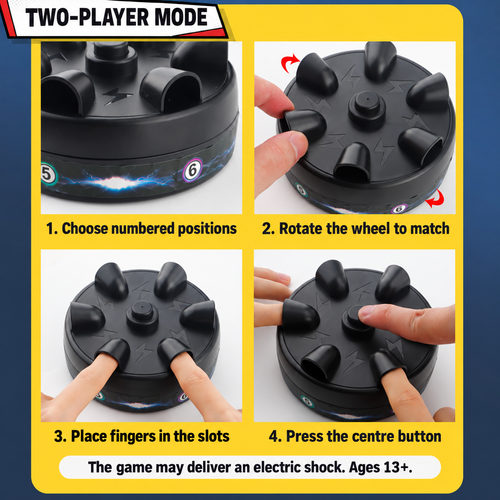 Six-Finger Electric Shock Party Game - Ages 13+