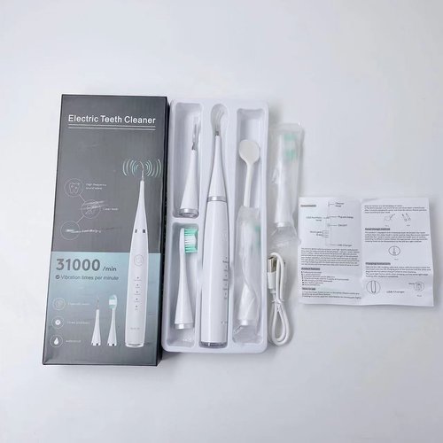 Electric Dental Cleaner Kit - White