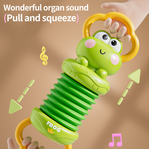 Pull-and-Squeeze Musical Toy - Unicorn or Frog