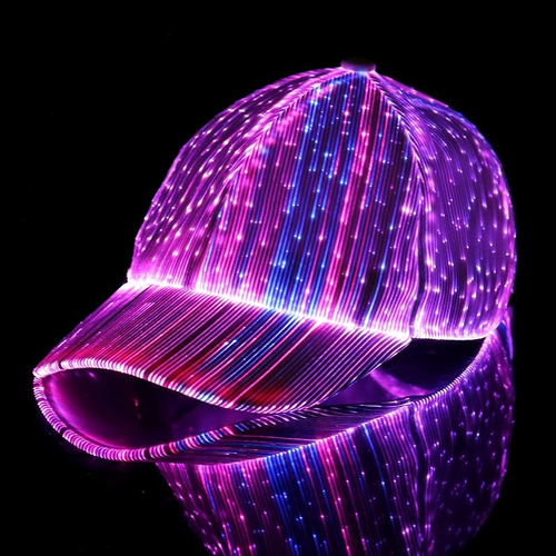 Rechargeable Light-Up Cap - White or Black
