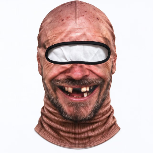 Funny Face Print Balaclava - Three Designs