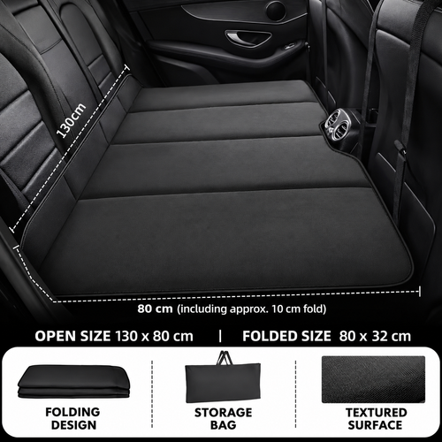Folding Car Rear-Seat Rest Mat - 130 x 80 cm
