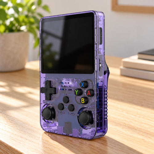 Handheld Game Console - Transparent Purple