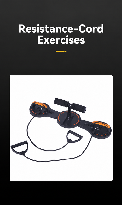 Adjustable Exercise Board with Resistance Cords