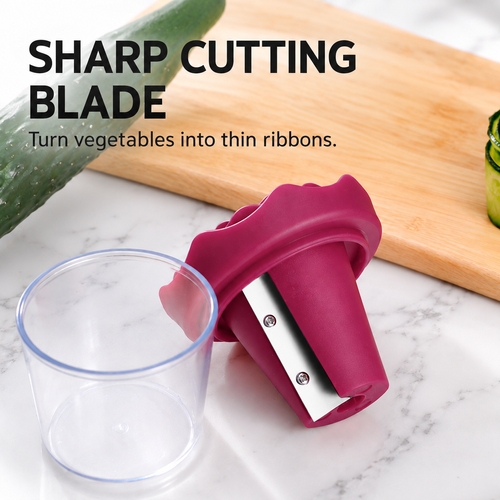 Vegetable Ribbon and Garnish Cutter - Purple