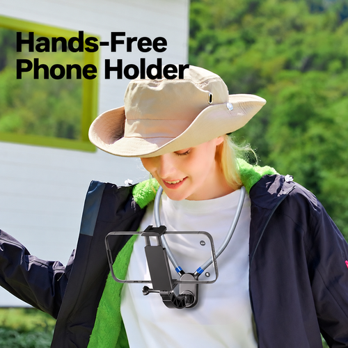 Flexible Neck Phone Holder with Clamp