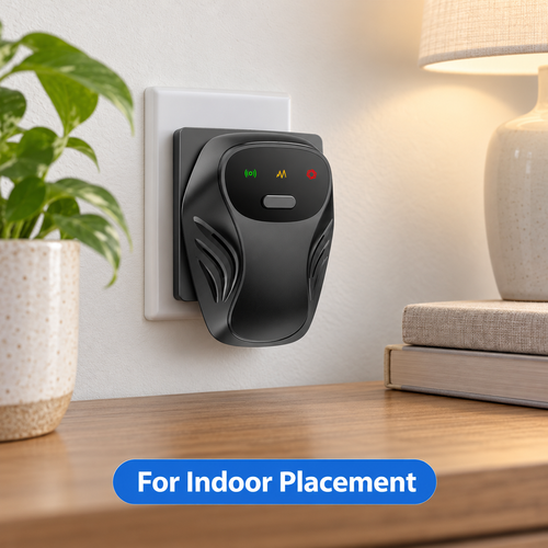 Ultrasonic Pest Repeller - Black