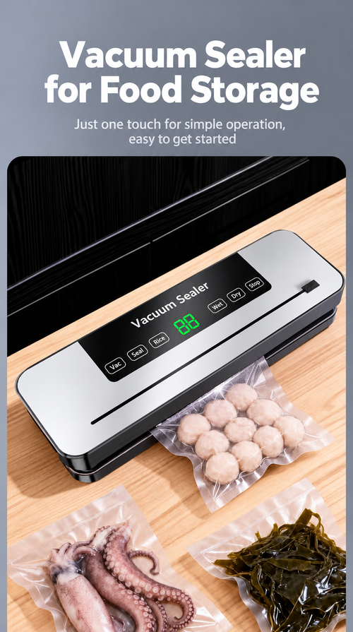 Vacuum Sealer with English Controls - EU Plug