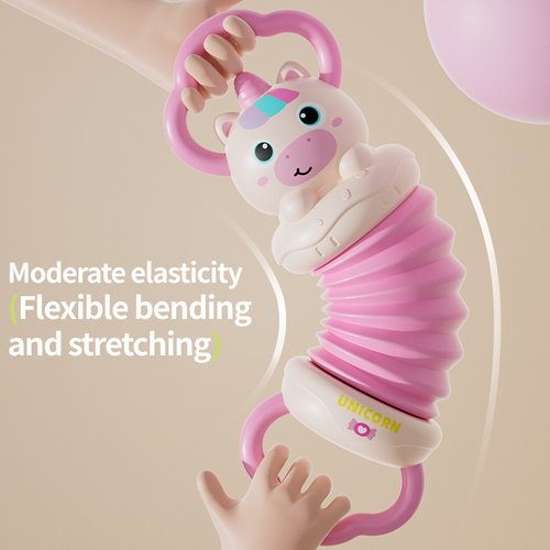 Pull-and-Squeeze Musical Toy - Unicorn or Frog