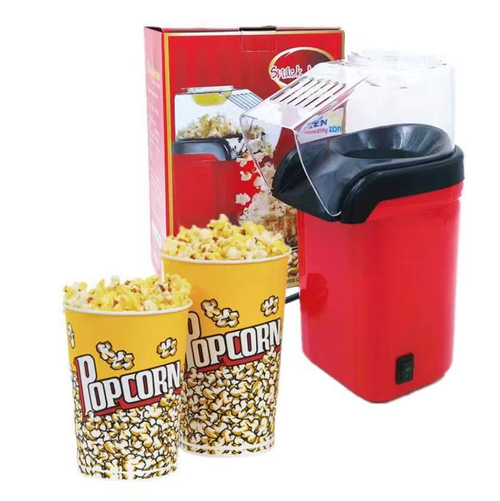 Mini Hot-Air Popcorn Maker - Red