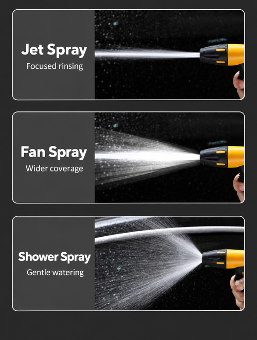 Adjustable Spray Gun with 10 m Coiled Hose