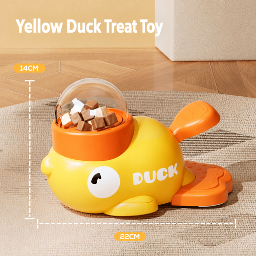 Pet Treat Toy - Blue Whale or Yellow Duck
