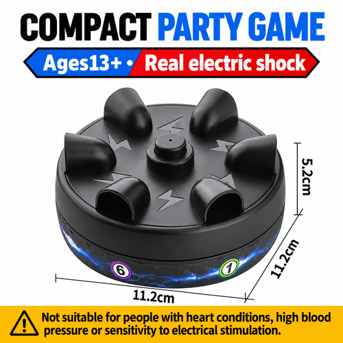 Six-Finger Electric Shock Party Game - Ages 13+