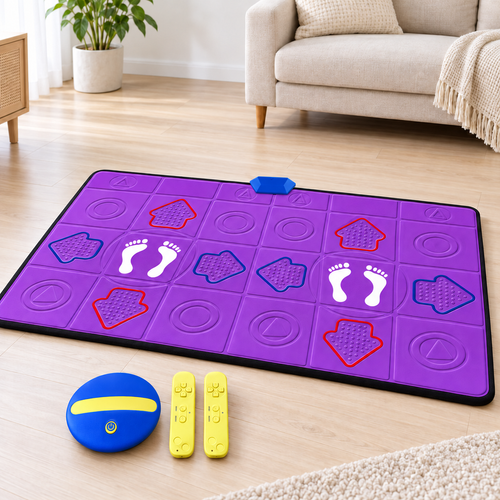 Two-Player Multifunction Dance Mat - Purple