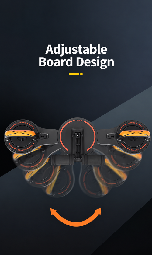 Adjustable Exercise Board with Resistance Cords