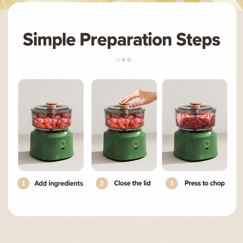 5L Food Chopper - Green