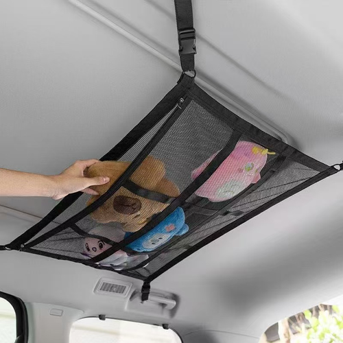 Double-Layer Car Roof Storage Net - 90 x 65 cm