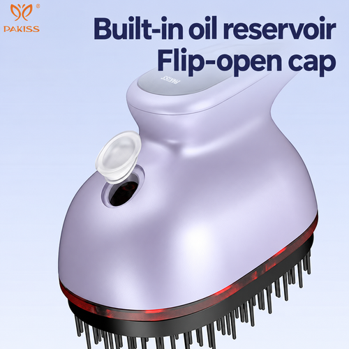 Lavender Scalp Massage Brush with Oil Reservoir