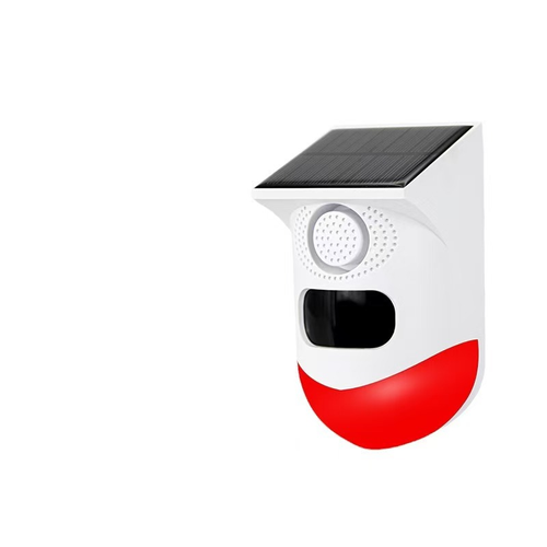 Solar Motion Alarm with Flashing Light