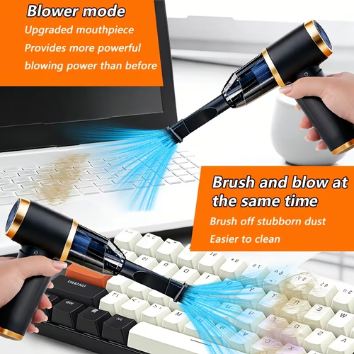 Handheld Vacuum Cleaner for Car High Power, 5000PA Vacuum Cleaner And Air Duster, Blower And Vacuum Cleaner for Car with Multi-Nozzles for Car, Home, Office, Pet
